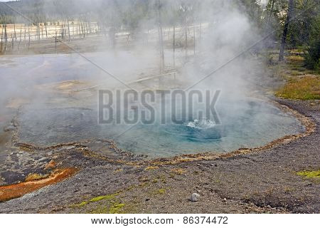 Mist And Steam In Early Morning