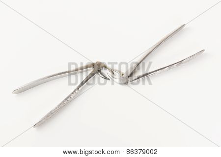 Medical Instruments Isolated On A White Background