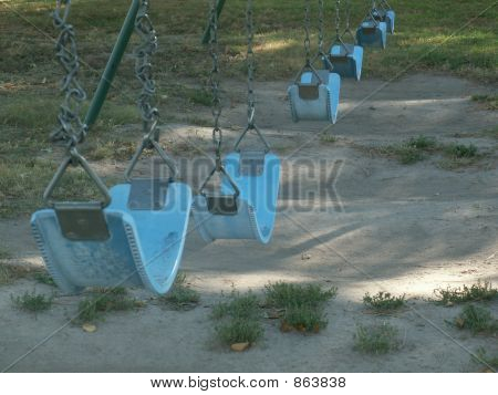Swing plats på en rad