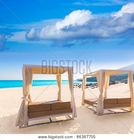 Majorca Cala Mesquida beach in Mallorca Balearic Islands of Spain