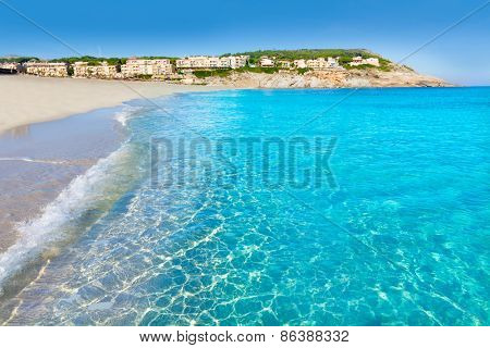 Majorca Cala Mesquida beach in Mallorca Balearic Islands of Spain