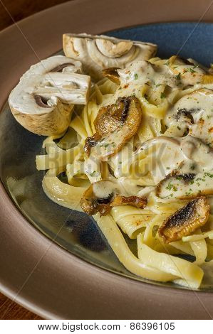 Mushroom Fetuccine Alfredo