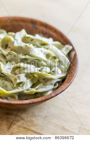 Spinach Fetuccine Alfredo