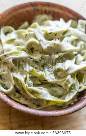 Spinach Fetuccine Alfredo