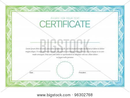Modern Certificate and diplomas template. Vector