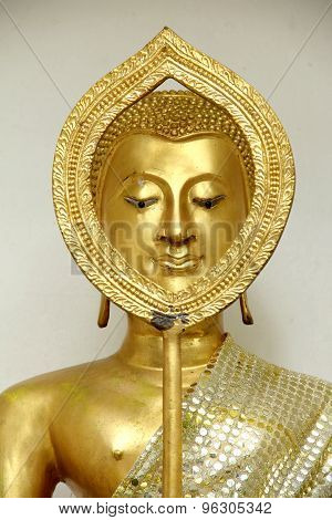 Buddha Statue Face Gold