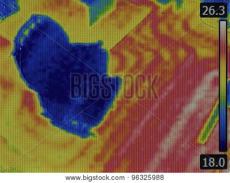 Checking Underfloor Heating with Infrared Camera