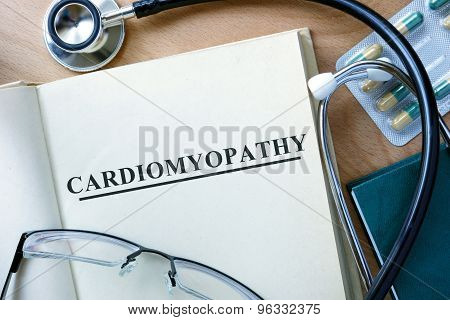 Cardiomyopathy concept.