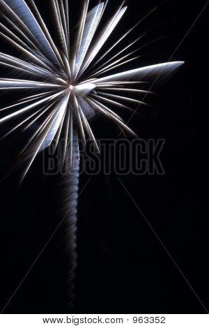 Fuochi d'artificio bianco