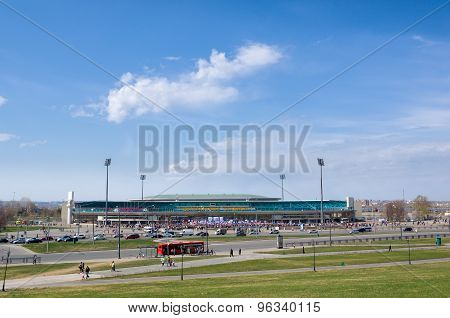 Central Stadium (football)  In Kazan, Russia.