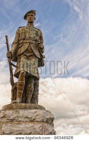 World War One Memorial In Inveraray