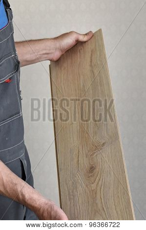 Male Hands Of A Carpenter