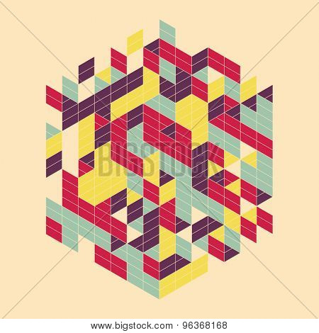 Abstract Vector Illustration. Can Be Used For Design And Presentation.