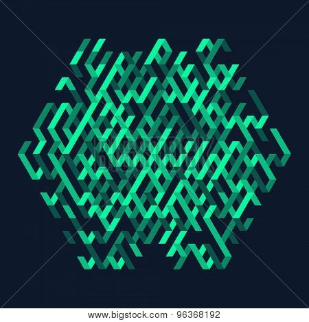 Abstract Vector Illustration. Can Be Used For Design And Presentation.