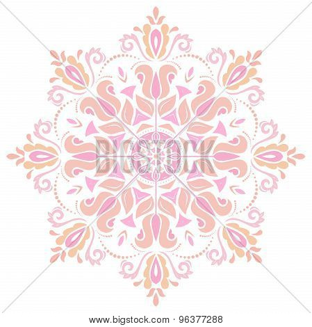 Damask Vector Orient Pattern