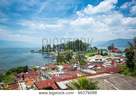 Parapat village, Sumatra, Indonesia
