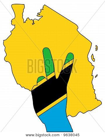 Segnale di mano dalla Tanzania