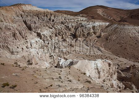 Intricate Rock Formations on the Chilean Altiplano
