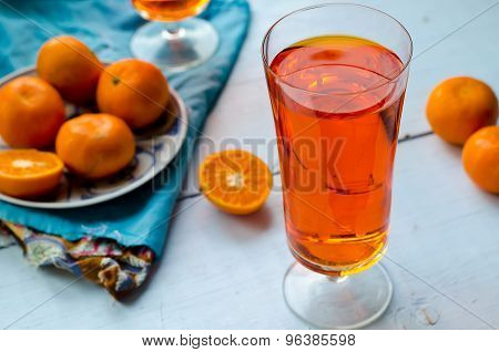 Tangerine tea
