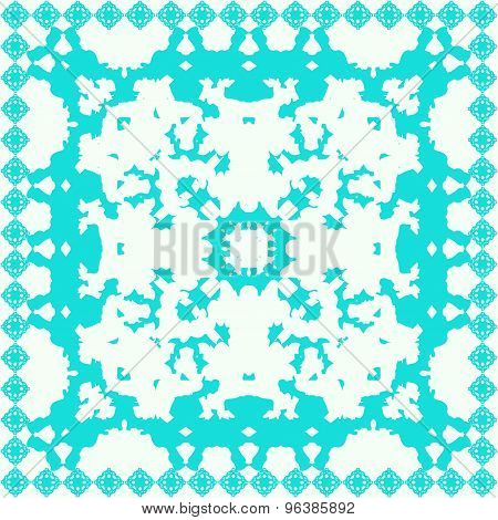 Seamless abstract tiled pattern vector.