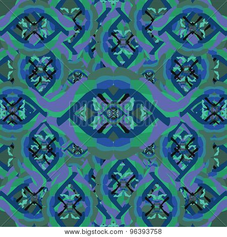 Kaleidoscopic Seamless Pattern.