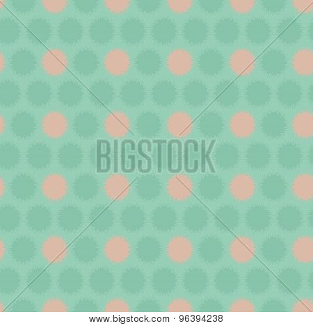 Abstract background with circles. Vector seamless pattern.