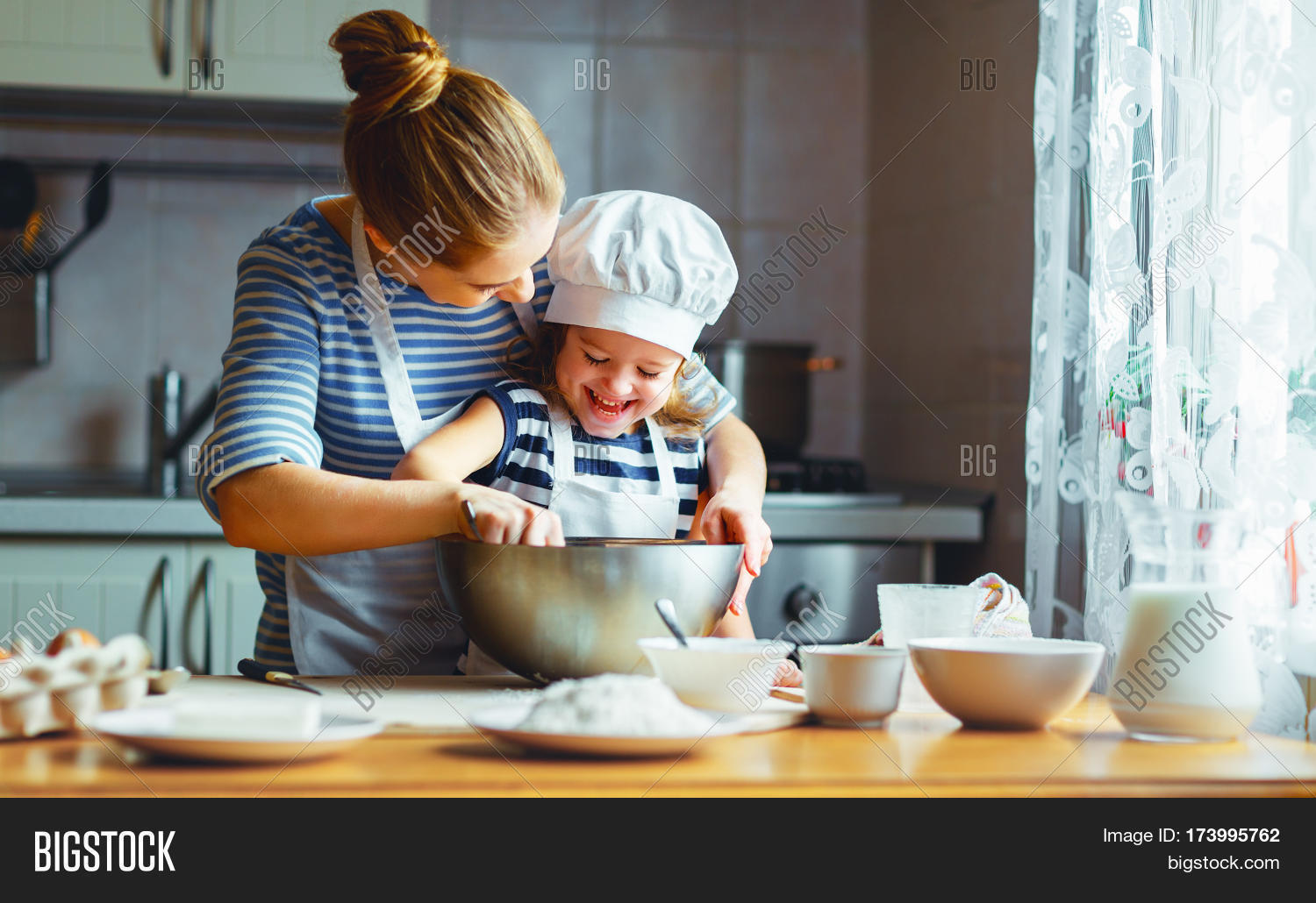 Happy Family Kitchen. Image & Photo (Free Trial) Bigstock