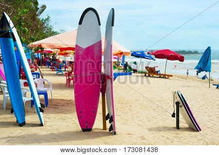 Surfing On Bali Island