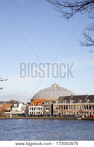 HAARLEM THE NETHERLANDS - December 19 2011: View at historical prison De Koepel in Haarlem The Netherlands