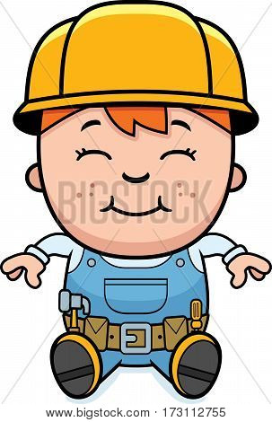 Builder Child Sitting