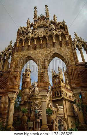 Colomares Castle, Benalmadena, Andalusia, Spain