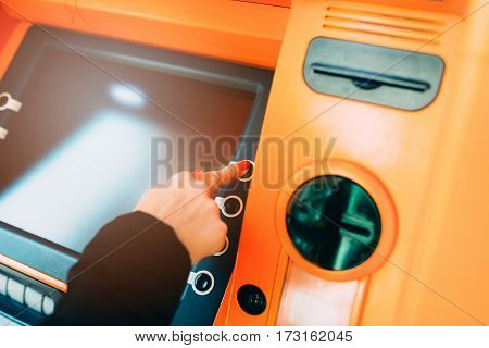 Woman Getting Money