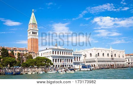 Venice, Italy - June 27, 2016: San Marco Area Full Of Turists