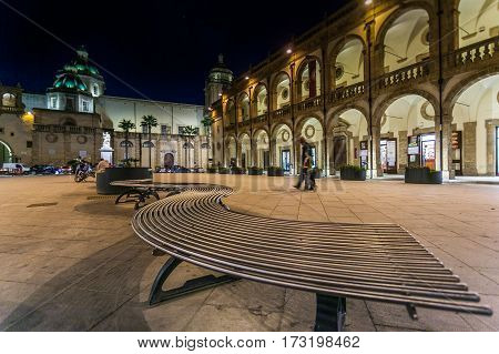 Italy Sicily Mazara del Vallo (Trapani Province) the domes of the Cathedral in Republic Square