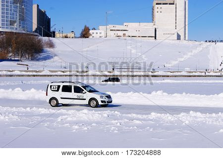 ice racing in Cheboksary Volzhsky track in 2017