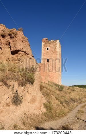 Tower Of San Cristobal,walls,  (s. Xiv ),daroca. Zaragoza Province, Aragón, Spain