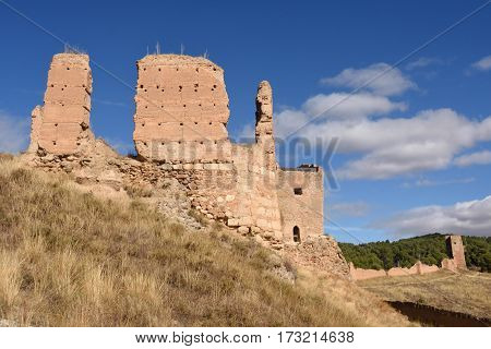 Main Castle Of  Daroca; Zaragoza Province, Aragon; Spain