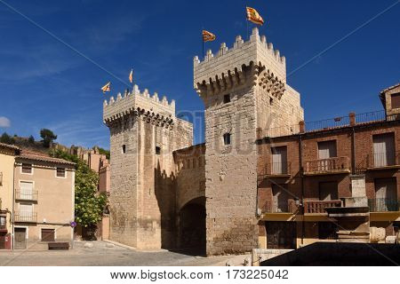 Puerta Baja (low Door) In Medieval Town Of Daroca, Zaragoza Province, Aragon,spain