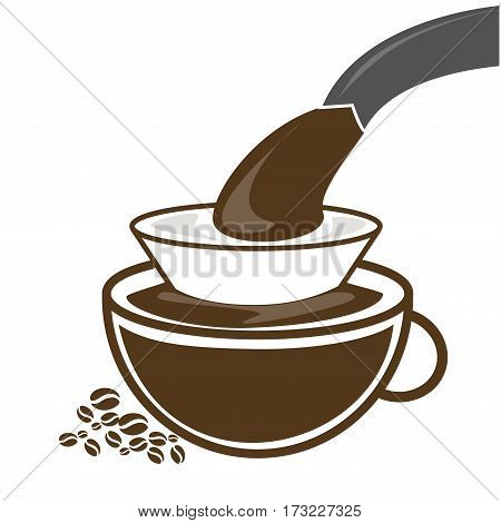 coffee icon , all about coffee shop