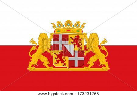 Flag of Utrecht is a province of the Netherlands