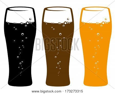 Set Of Beer Glasses