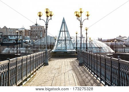Modern cityscape on sunny day