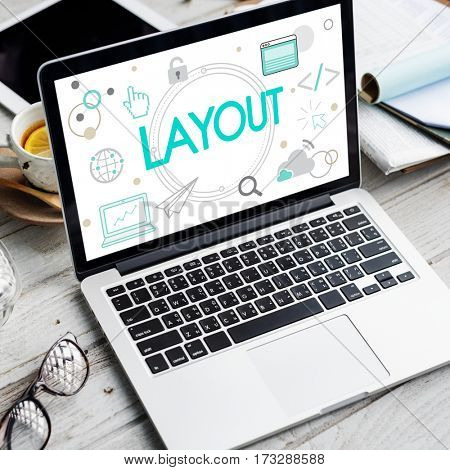 Internet Layout Web Template Networking
