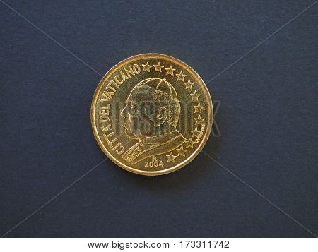 Pope John Paul Ii 50 Cents Coin