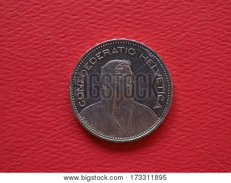 5 Francs Coin, Switzerland