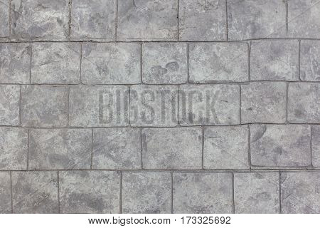 Stone pavement texture background on street walk