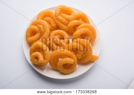 sweet paneer jalebi or jilbi or jilabi, favourite indian festival food