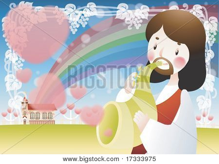 Felice concerto di Gesù Cristo