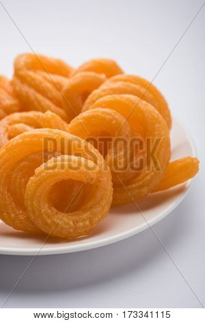 sweet paneer jalebi or jilbi or jilabi, favourite indian festival food