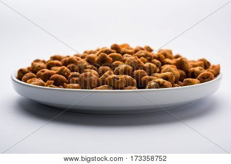 indian Spiced coated fried or tasty delicious Masala peanut.